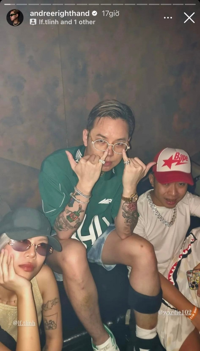 "Tình mới" và "tình cũ" của tlinh từng có là bạn bè thân thiết khiến cho mối quan hệ của cả 3 thu hút nhiều sự quan tâm của công chúng. "Tình mới" và "tình cũ" của tlinh từng có là bạn bè thân thiết khiến cho mối quan hệ của cả 3 thu hút nhiều sự quan tâm của công chúng.