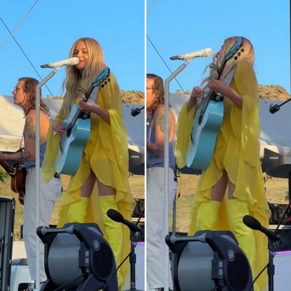 Kelsea tỏ ra sợ hãi ngay sau sự cố và tức giận bỏ vào cánh gà sân khấu.