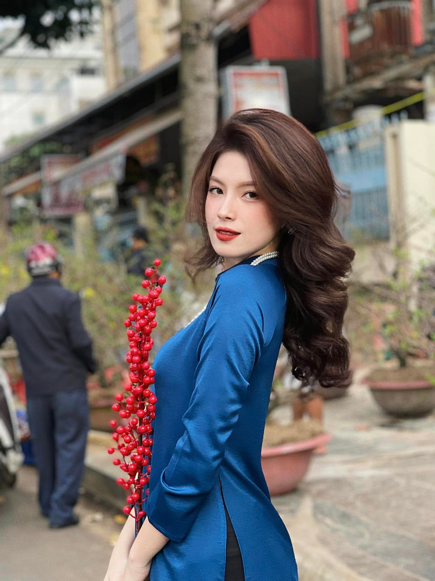 Thụy Hân hiện vừa là người mẫu vừa là nhà thiết kế thời trang.