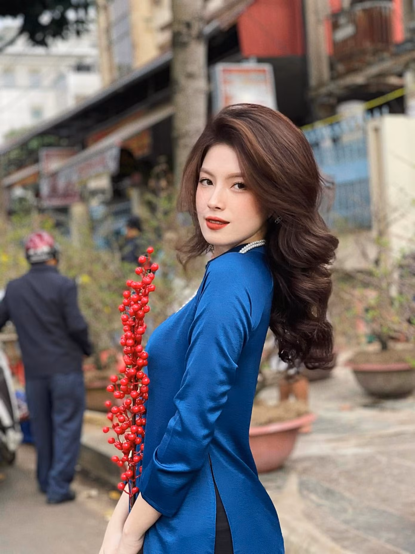 Thụy Hân hiện vừa là người mẫu vừa là nhà thiết kế thời trang.