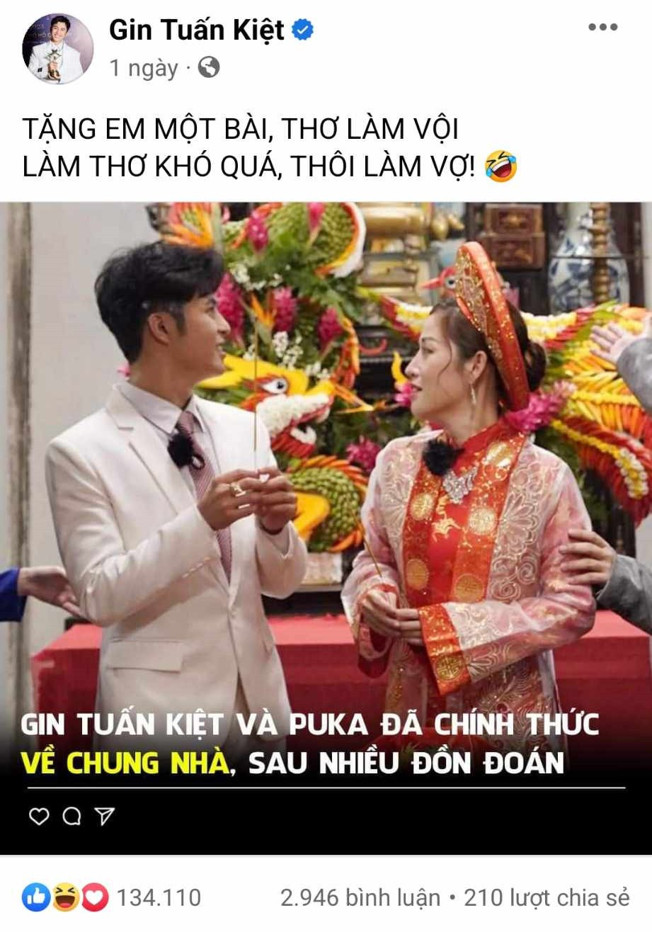 Màn tỏ tình có &quot;1-0-2&quot; đến từ vị trí của Gin Tuấn Kiệt.