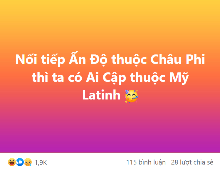 Sai kiến thức cơ bản như này thì chịu rồi! Ảnh: Hà Nội của tôi Sai kiến thức cơ bản như này thì chịu rồi! Ảnh: Hà Nội của tôi