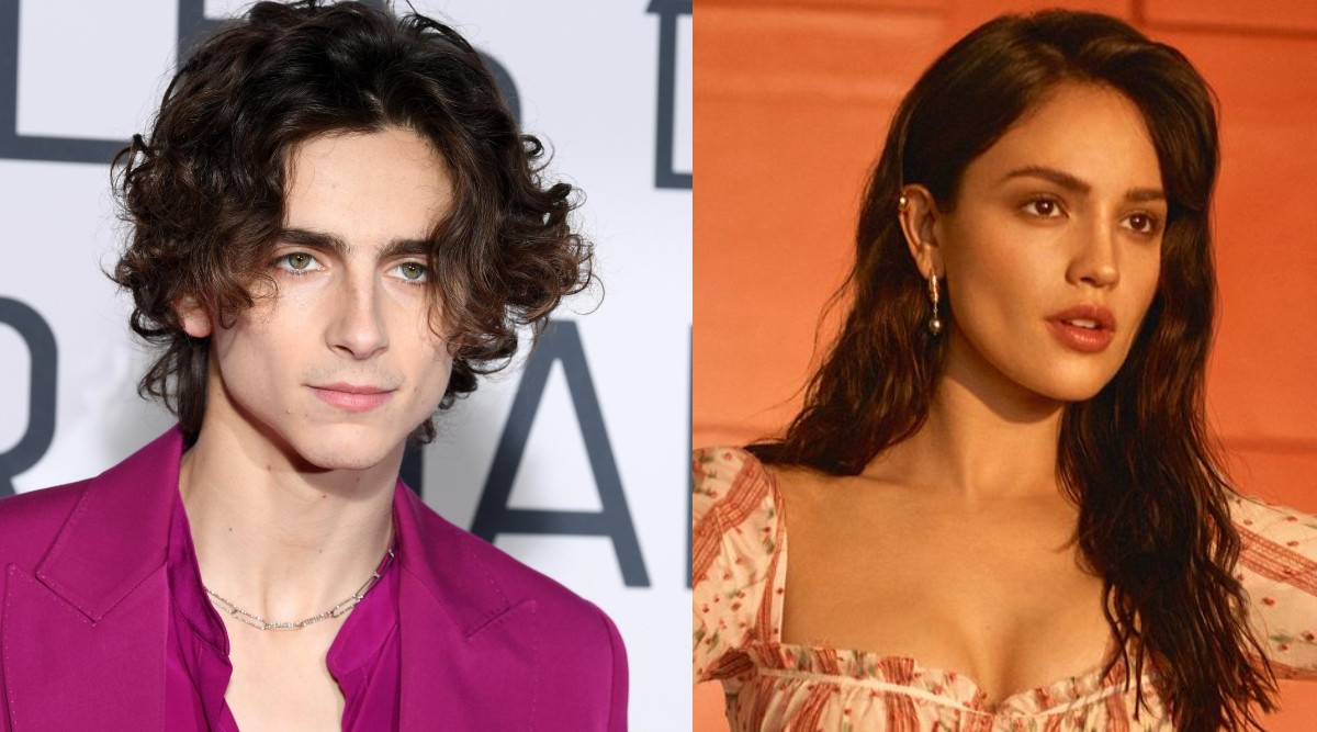 Nhan sắc đỉnh cao của Eiza Gonzáles và Timothée Chalamet.