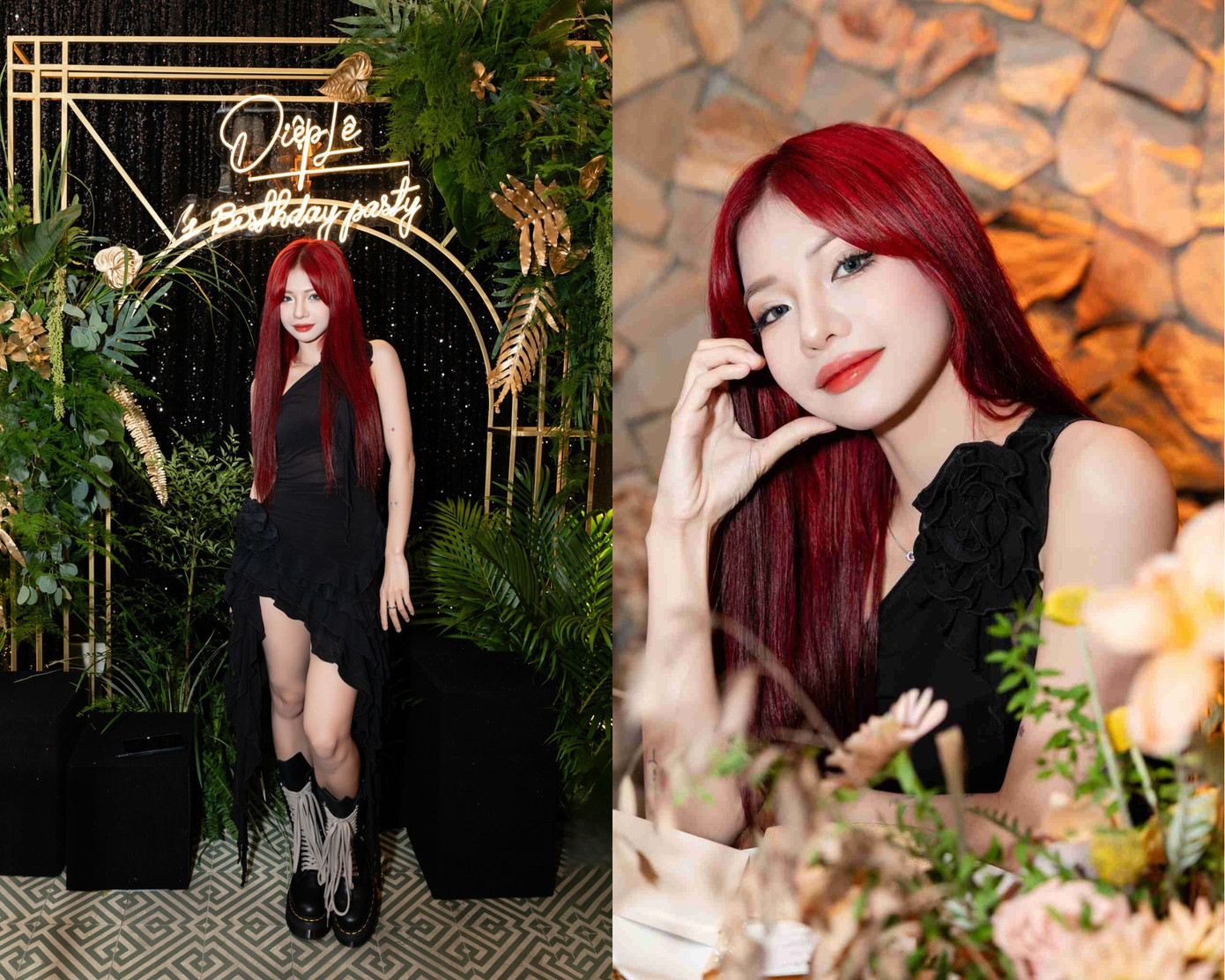 Cô nàng CiiN trung thành với phong cách trẻ trung, đáng yêu tại bữa tiệc.