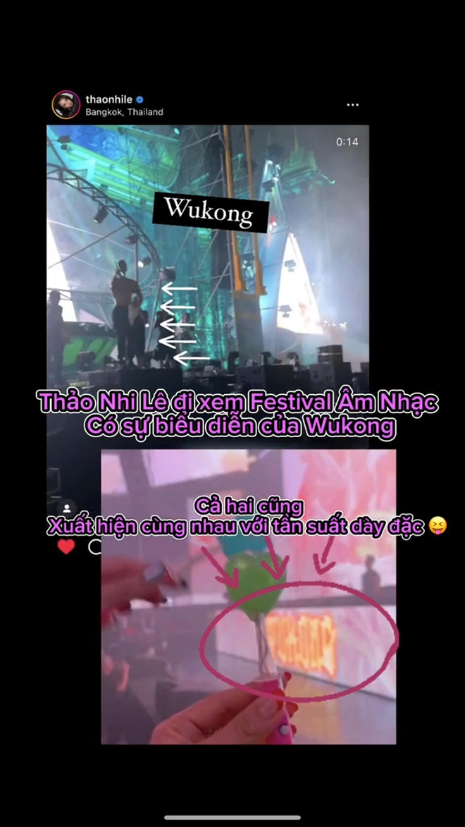 Bằng chứng về việc cả hai xuất hiện cùng một địa điểm được cư dân mạng soi ra.