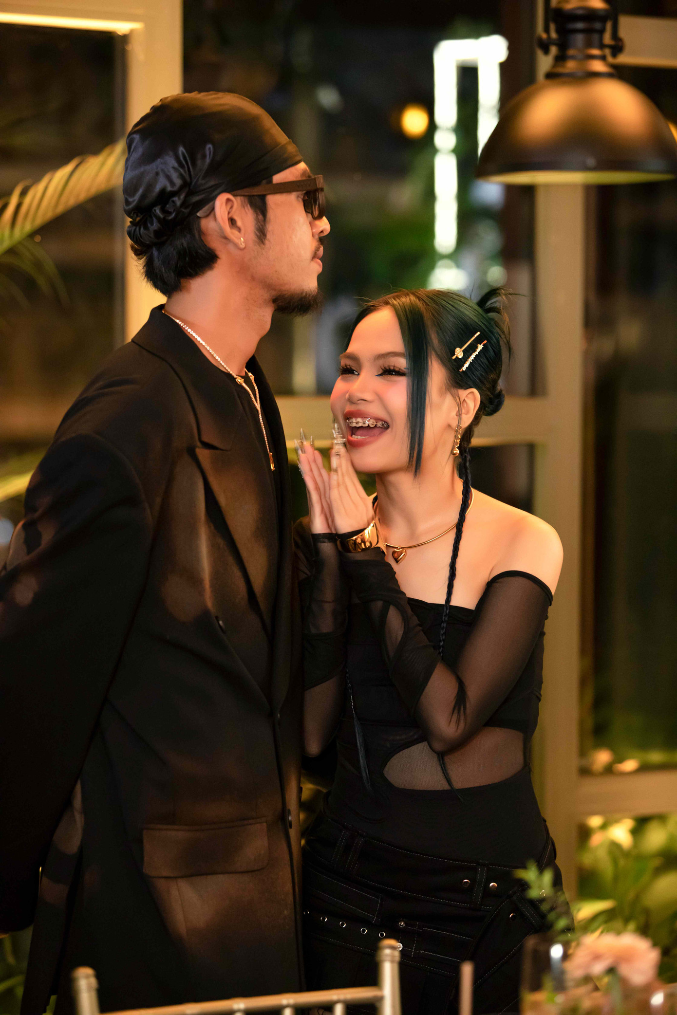 Sự góp mặt của cặp đôi rapper đình đám Minh Lai - Liu Grace khiến netizen thích thú.