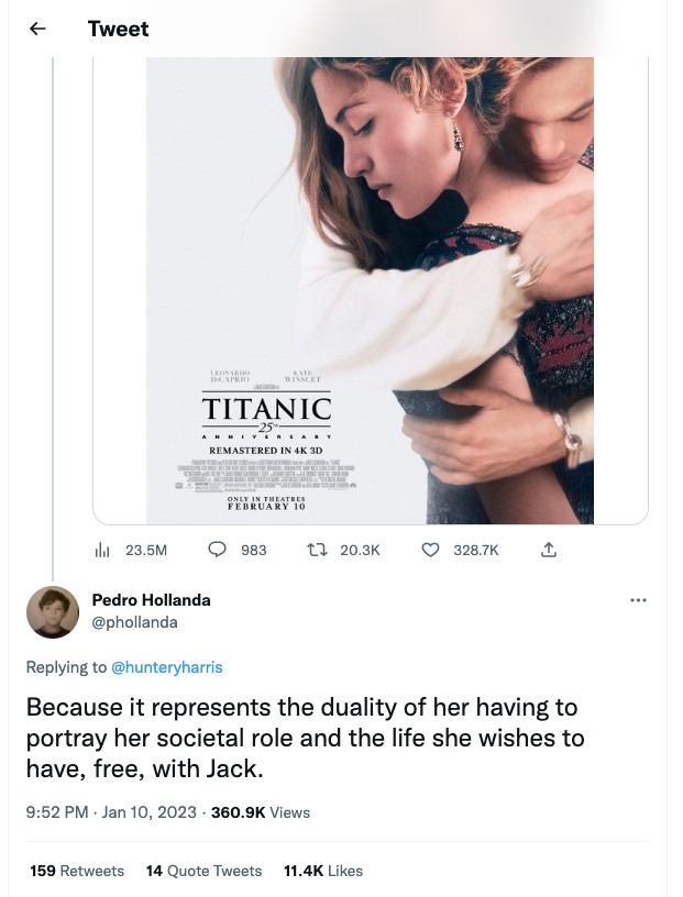 Nhiều khán giả cũng suy nghĩ về ý nghĩa của tấm poster.