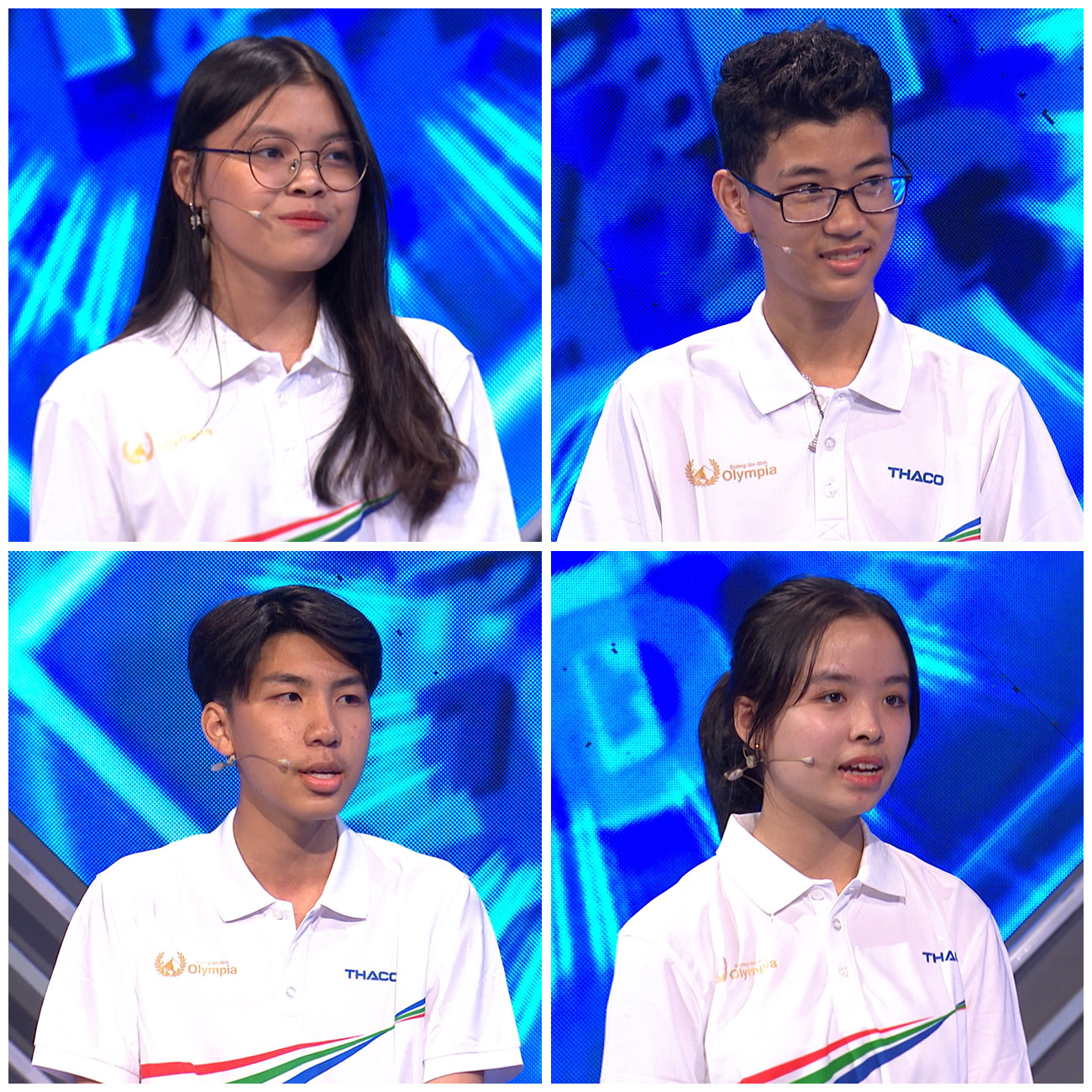 Chân dung của 4 nhà leo núi tuần này. Nguồn: Fanpage Đường Lên Đỉnh Olympia. Chân dung của 4 nhà leo núi tuần này. Nguồn: Fanpage Đường Lên Đỉnh Olympia.