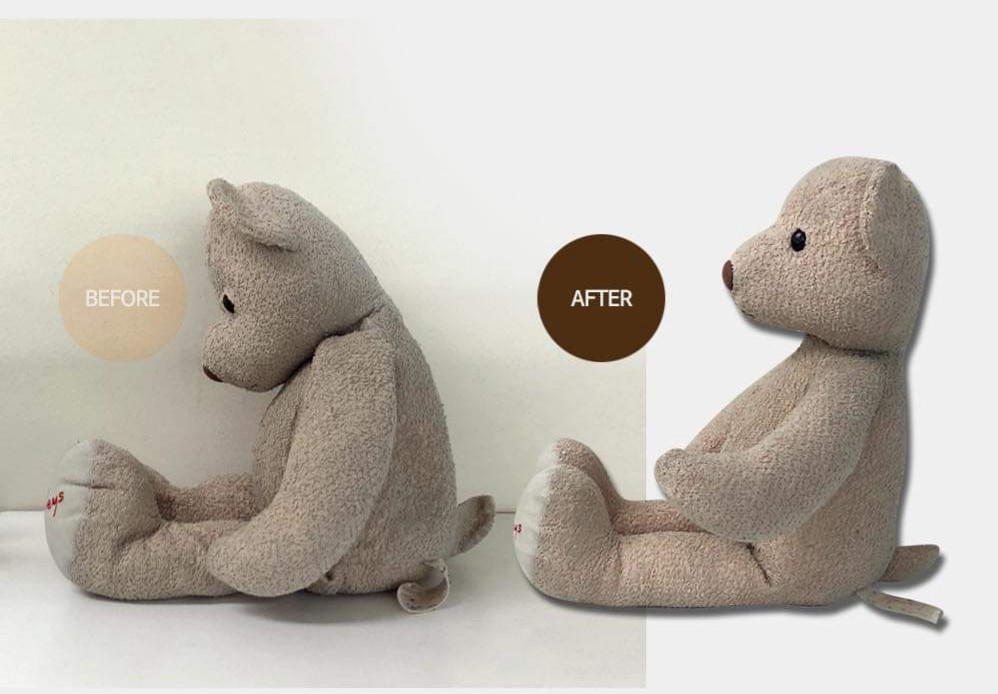 Sau khi được chăm sóc, “chữa bệnh” các bạn thú bông sẽ được trả về với diện mạo xinh đẹp hơn. (Ảnh: FB Thông tin Hàn Quốc) Sau khi được chăm sóc, “chữa bệnh” các bạn thú bông sẽ được trả về với diện mạo xinh đẹp hơn. (Ảnh: FB Thông tin Hàn Quốc)