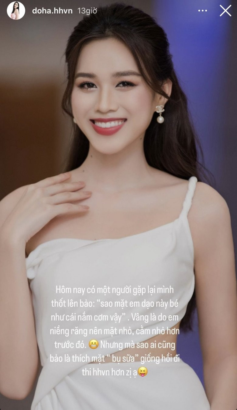 Hoa hậu Đỗ Thị Hà kể về sự thay đổi của bản thân sau niềng răng. Hoa hậu Đỗ Thị Hà kể về sự thay đổi của bản thân sau niềng răng.