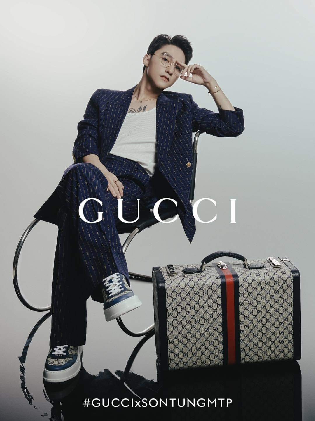 Sơn Tùng được Gucci &quot;chọn mặt gửi vàng&quot; để trở thành bạn thân thương hiệu.