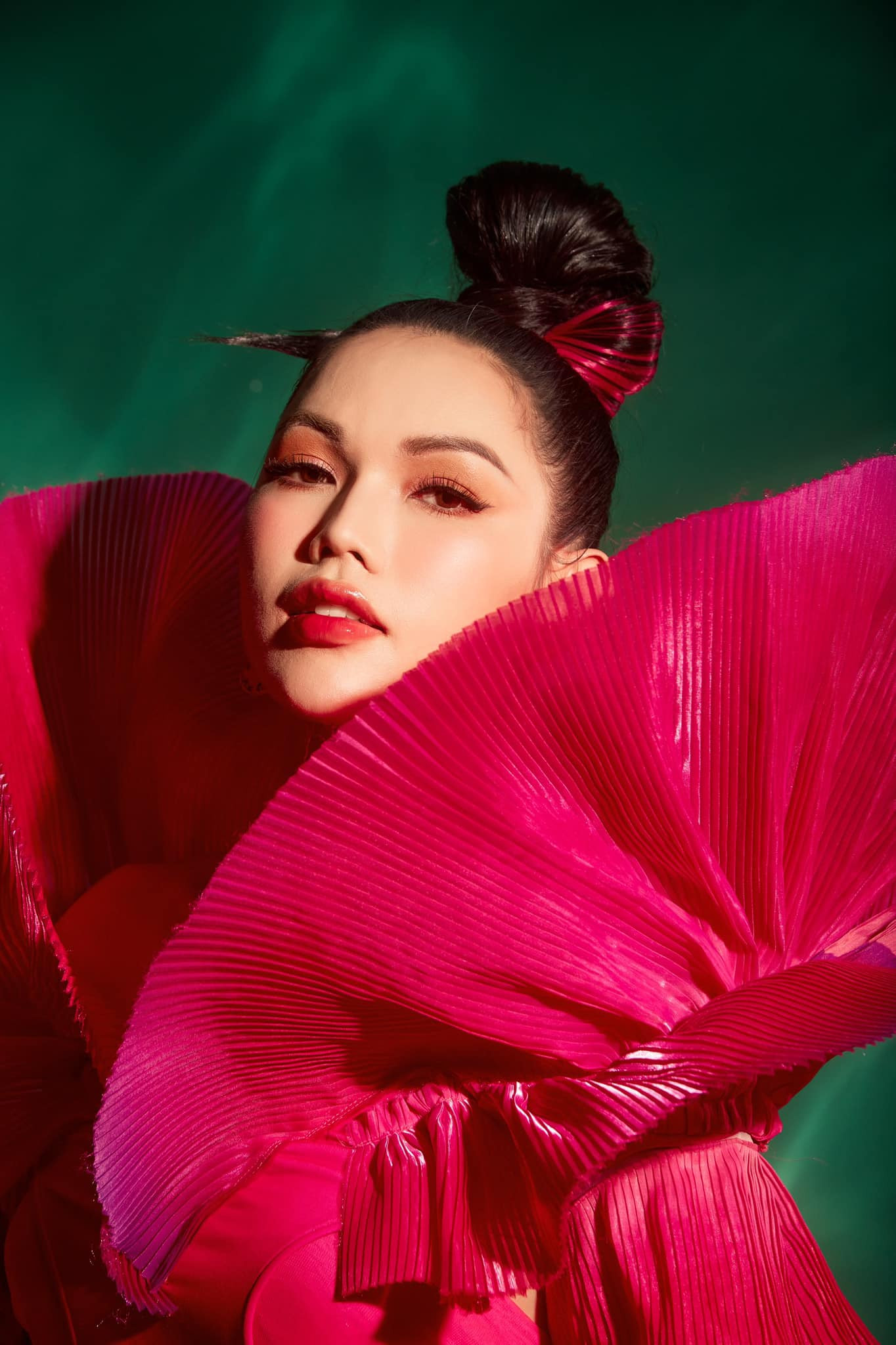 Trang Nhung từng có nhiều năm trong lĩnh vực người mẫu.