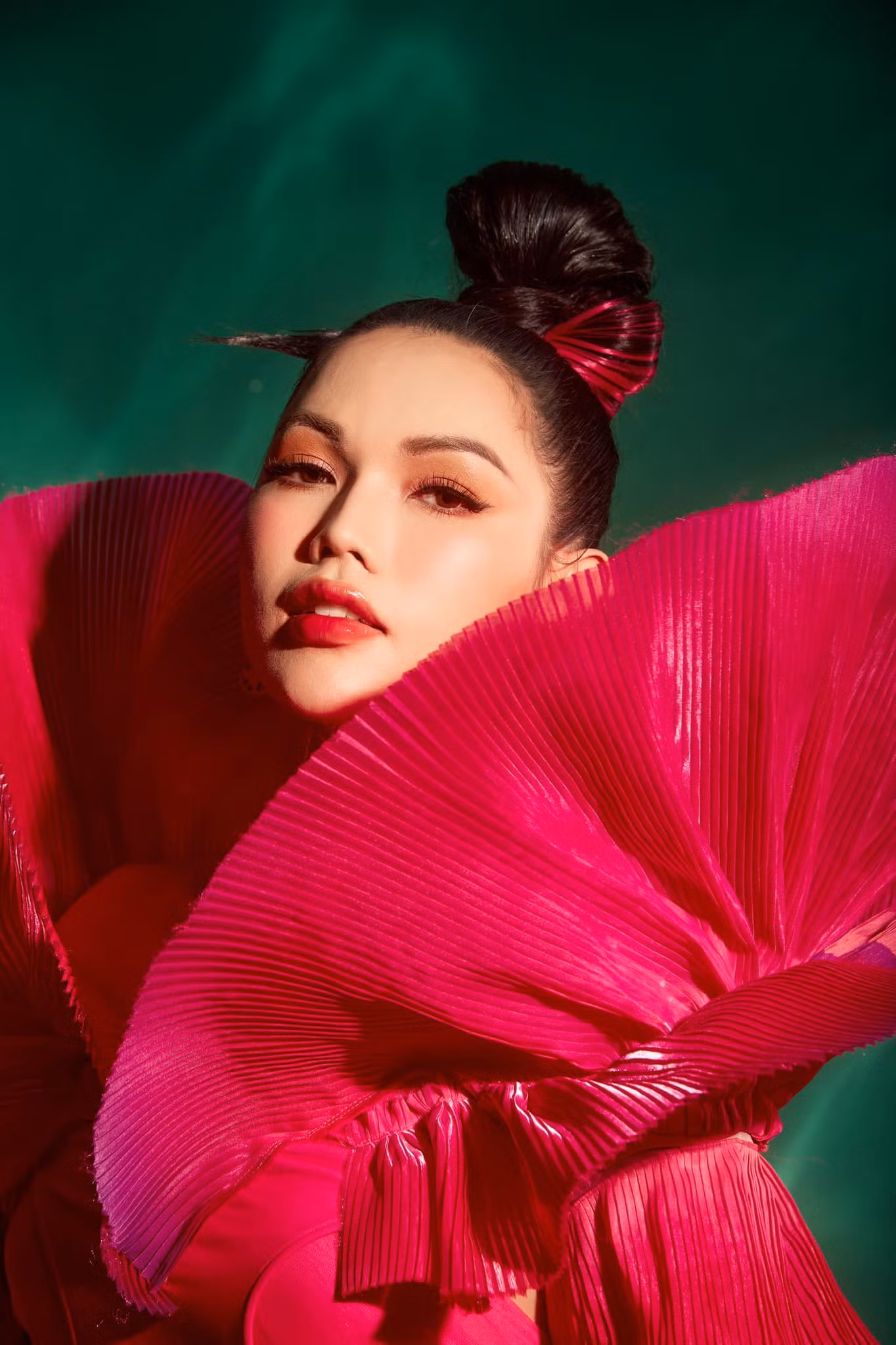 Trang Nhung từng có nhiều năm trong lĩnh vực người mẫu.