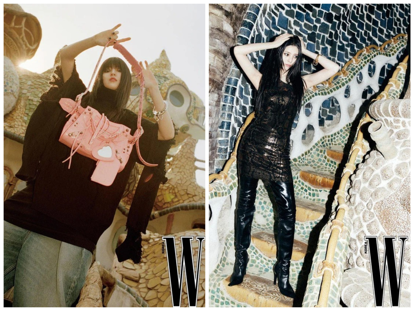 Những hình ảnh cá tính, hầm hố của nữ diễn viên khi xuất hiện trên tạp chí.