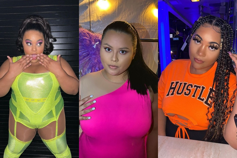 Arianna Davis, Noelle Rodriguezy và Crystal Williams (từ trái qua phải) khởi kiện Lizzo.