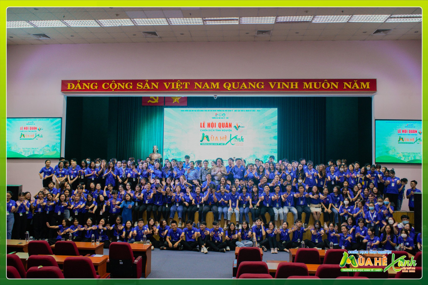 Lễ hội quân 2022 của trường UEL. Ảnh: Mùa Hè Xanh UEL.
