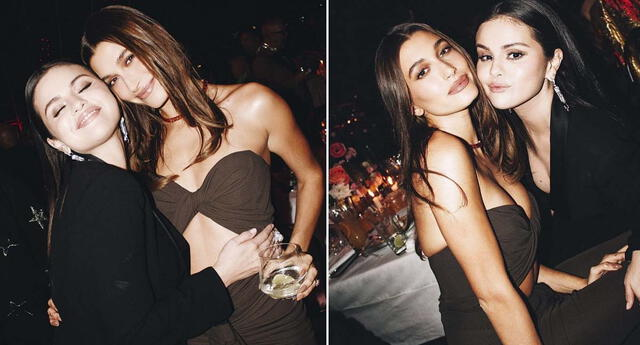 Selena Gomez và Hailey Bieber chụp ảnh cùng nhau trong một sự kiện vào năm ngoái. Selena Gomez và Hailey Bieber chụp ảnh cùng nhau trong một sự kiện vào năm ngoái.