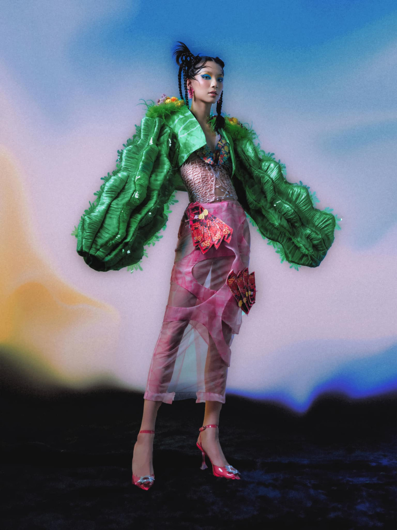 Các thiết kế lấy cảm hứng từ Chợ nổi Cái Răng, nét văn hóa đặc trưng của miền Tây Nam Bộ.