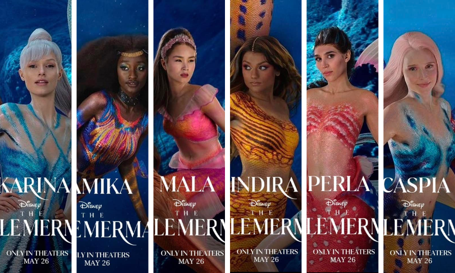 Không chỉ khác biệt về ngoại hình, tên của các nàng tiên cá còn đều kết thúc bằng chữ “a” thay vì bắt đầu bằng chữ “a” như bản hoạt hình. Không chỉ khác biệt về ngoại hình, tên của các nàng tiên cá còn đều kết thúc bằng chữ “a” thay vì bắt đầu bằng chữ “a” như bản hoạt hình.