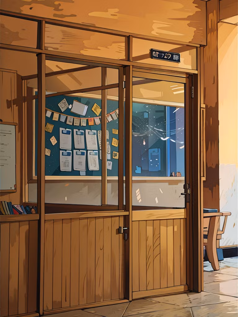 Lớp học theo phong cách hoạt hình Nhật Bản của Nguyễn Thượng Hiền. Ảnh: NTHers' Confessions