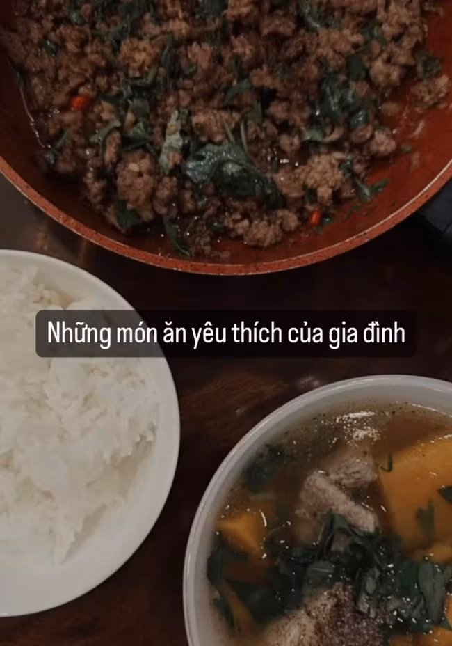 Châu Bùi chia sẻ úp mở về chuyện siêng năng nấu ăn cho "gia đình".