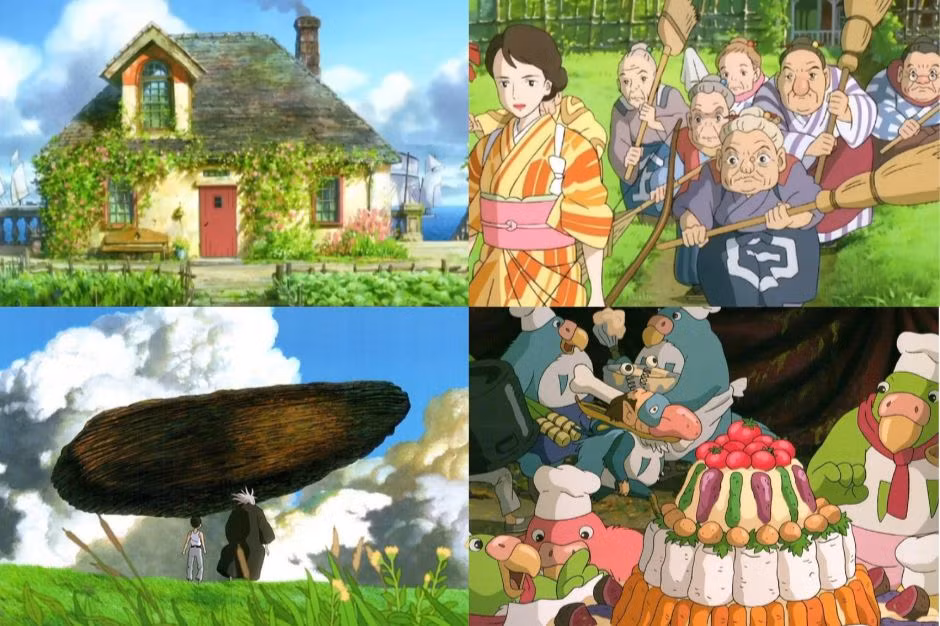 Nét hoạt họa tươi sáng, tỉ mỉ làm nên đặc trưng của Studio Ghibli.