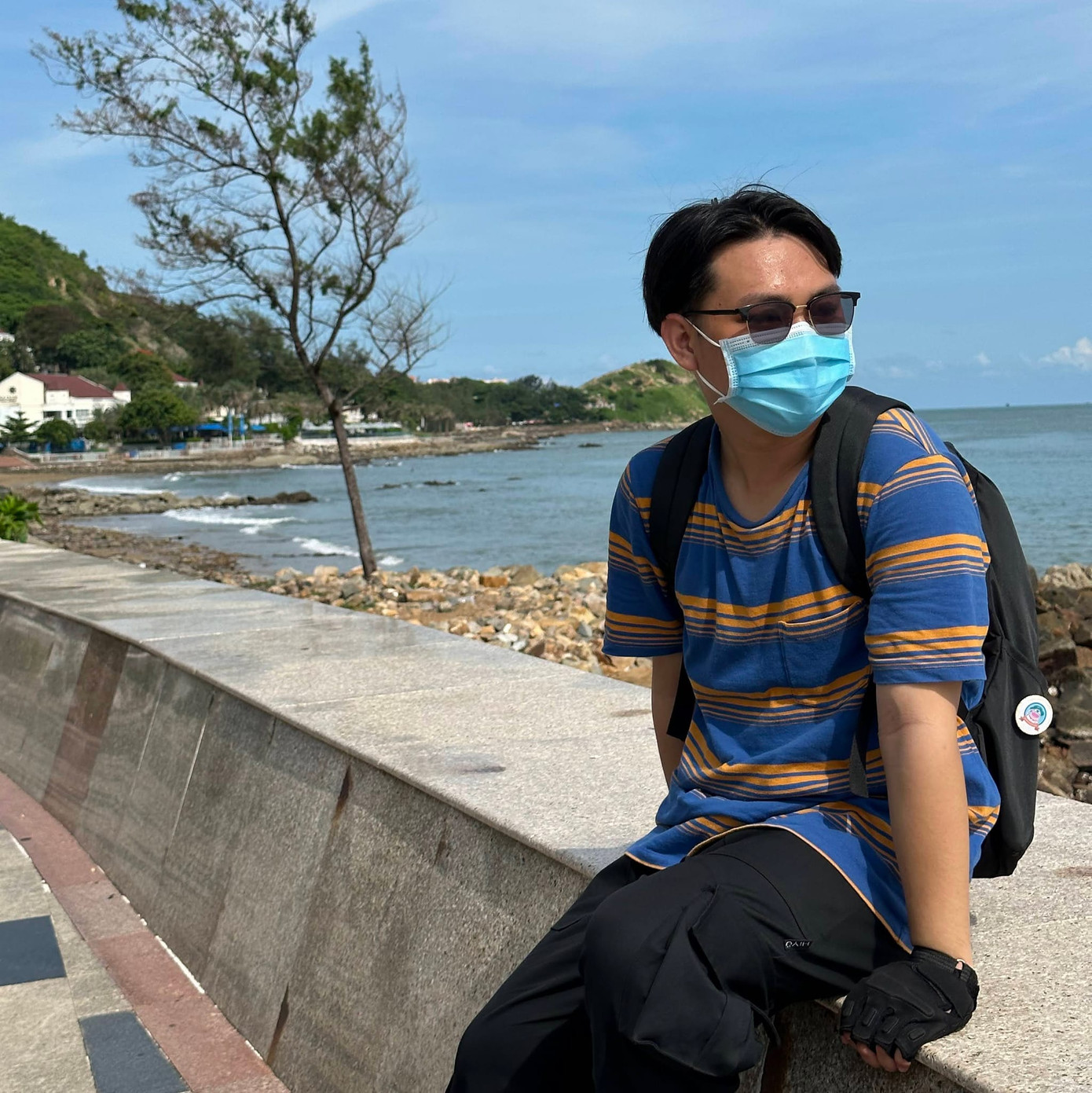 Nam sinh muốn đi phượt một mình để có những trải nghiệm đắt giá hơn. Ảnh: NVCC