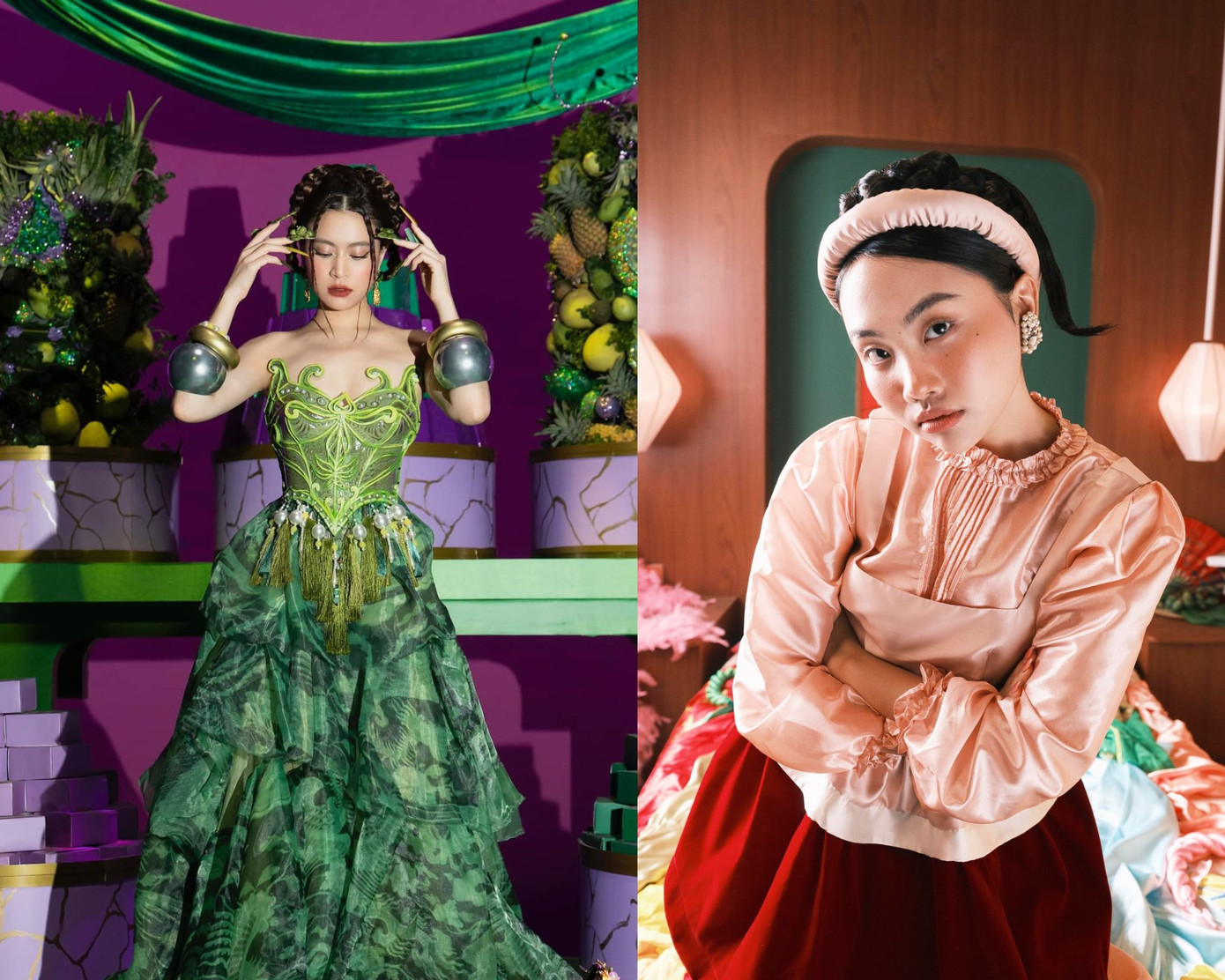 Hoàng Thùy Linh và Phương Mỹ Chi có những nét tương đồng trong màu sắc âm nhạc. Hoàng Thùy Linh và Phương Mỹ Chi có những nét tương đồng trong màu sắc âm nhạc.