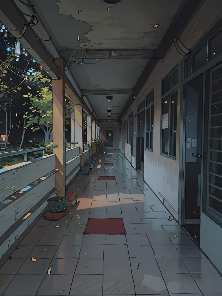 Góc hành lang trường THPT Phú Nhuận vào buổi chiều tối. Ảnh: Minh Hoàng - Dong Chuyen Nghiep Góc hành lang trường THPT Phú Nhuận vào buổi chiều tối. Ảnh: Minh Hoàng - Dong Chuyen Nghiep