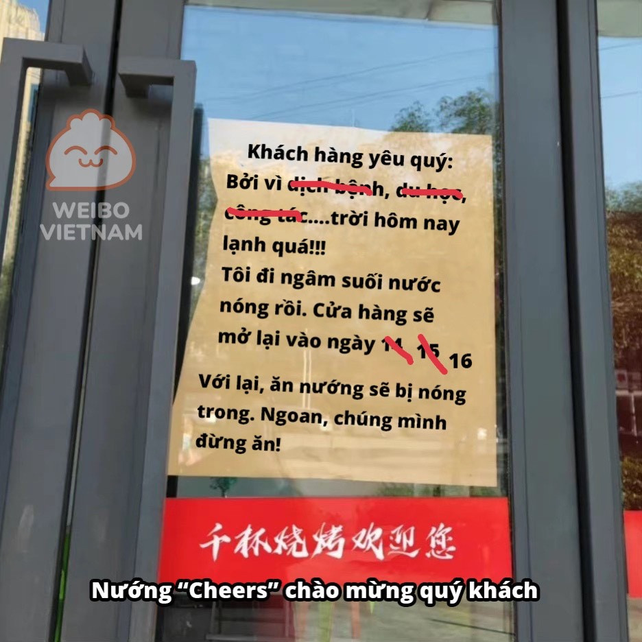 Chủ quán có tâm, lo khách ăn đồ nướng nhiều không tốt cho sức khỏe.