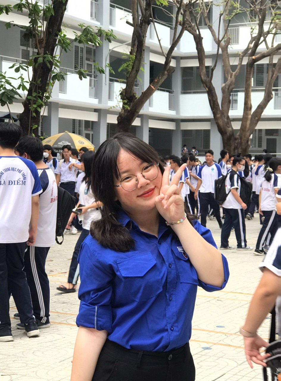 Ánh Ngọc chọn USSH vì học phí của trường phù hợp với điều kinh tế của gia đình. Ảnh: NVCC