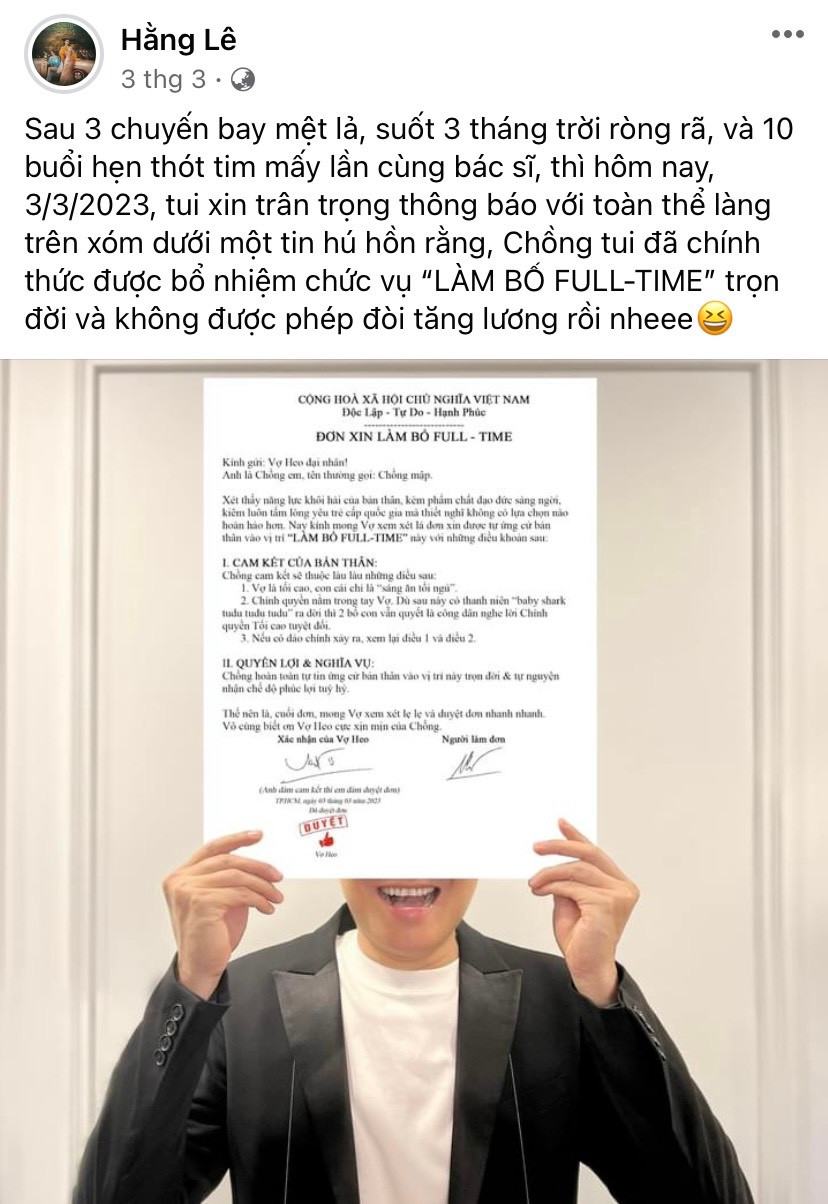 Sau khi đăng tải, bức ảnh nhận được vô vàn lời chúc mừng.