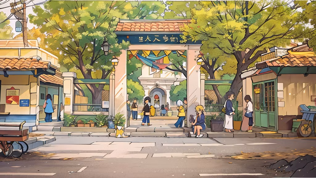 Cổng trường của ngôi trường "trăm tuổi" Lê Quý Đôn. Ảnh: Đôn 24h
