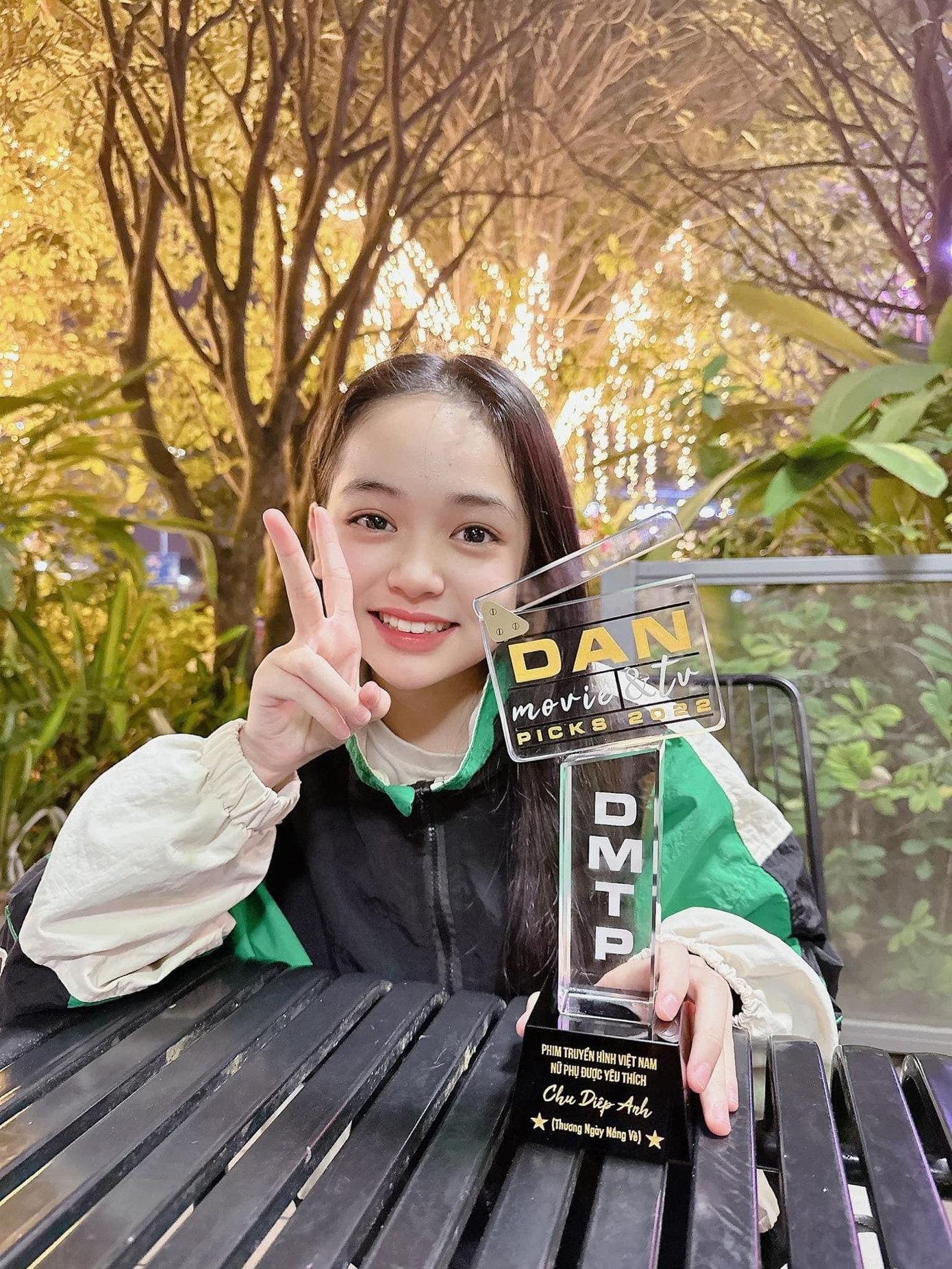 Nữ diễn viên nhí giành giải thưởng Nữ phụ phim truyền hình Việt Nam được yêu thích.