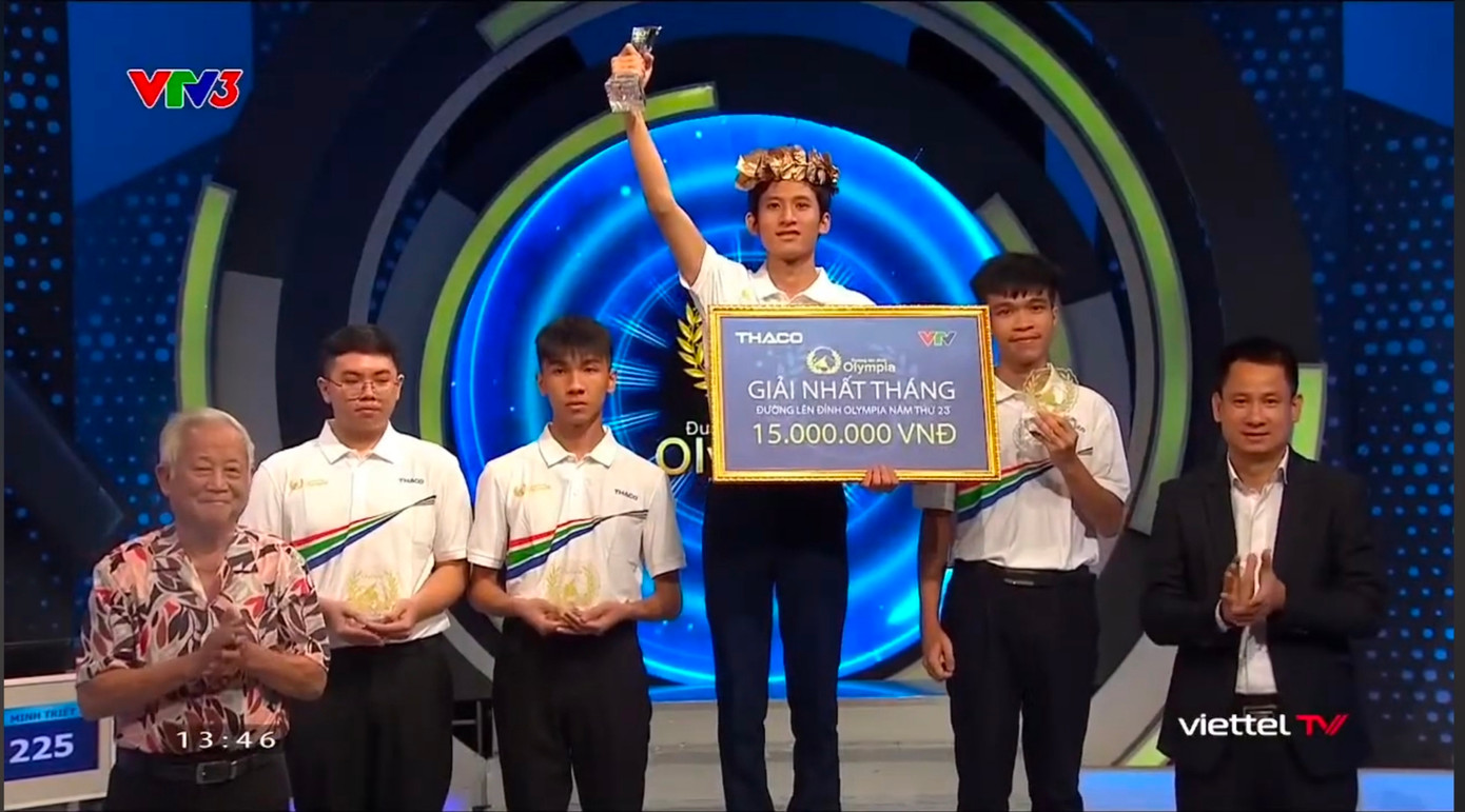 Đăng Khoa giành chiến thắng và lọt vào trận thi Quý 4 với 260 điểm.