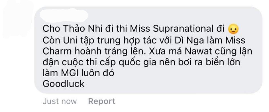Người hâm mộ mong muốn nàng hậu vẫn sẽ được chinh chiến ở một sân chơi quốc tế khác.