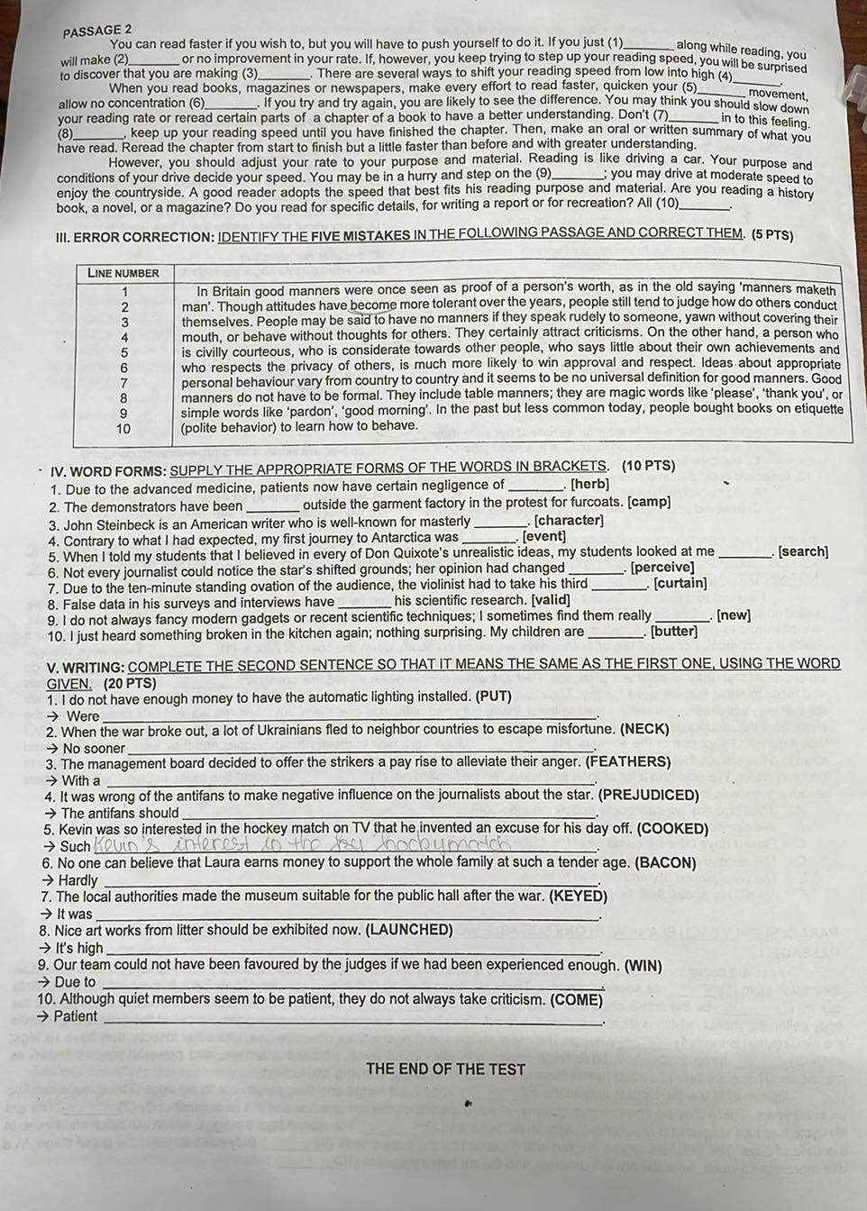 Đề thi môn chuyên Anh