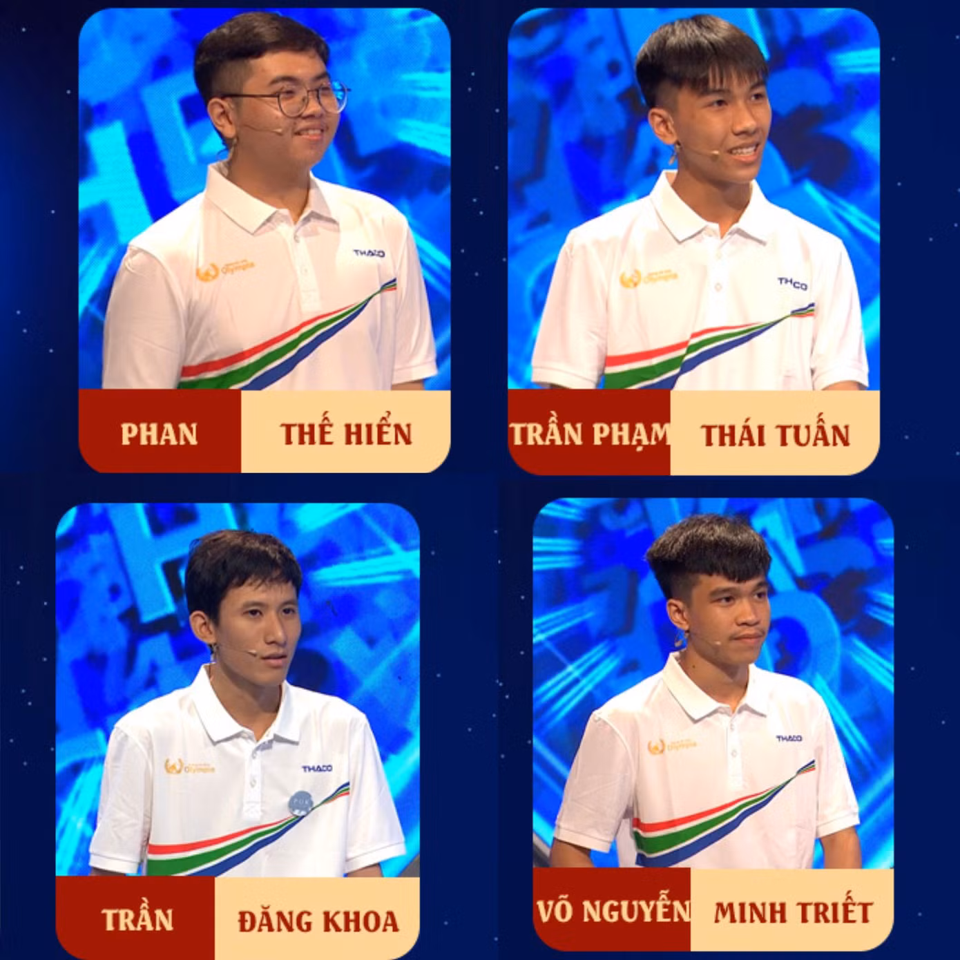 4 người đều sở hữu những thế mạnh và sở trường riêng. 4 người đều sở hữu những thế mạnh và sở trường riêng.