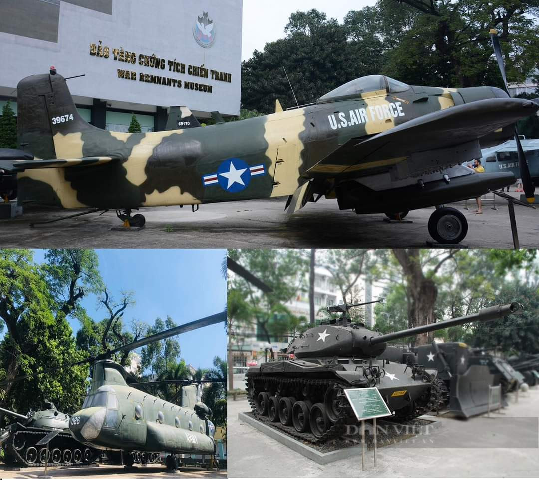 Hiện vật được trưng bày ngay trước sân bảo tàng.