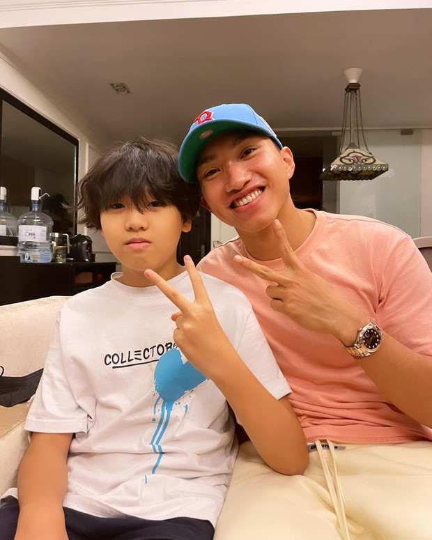 Văn Hậu có mối quan hệ thân thiết với em trai của Hải My.