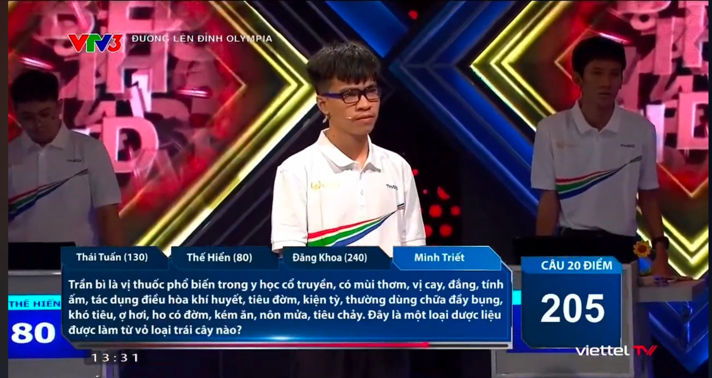 Phần thi Về đích ngoạn mục của nam sinh Quảng Ngãi.