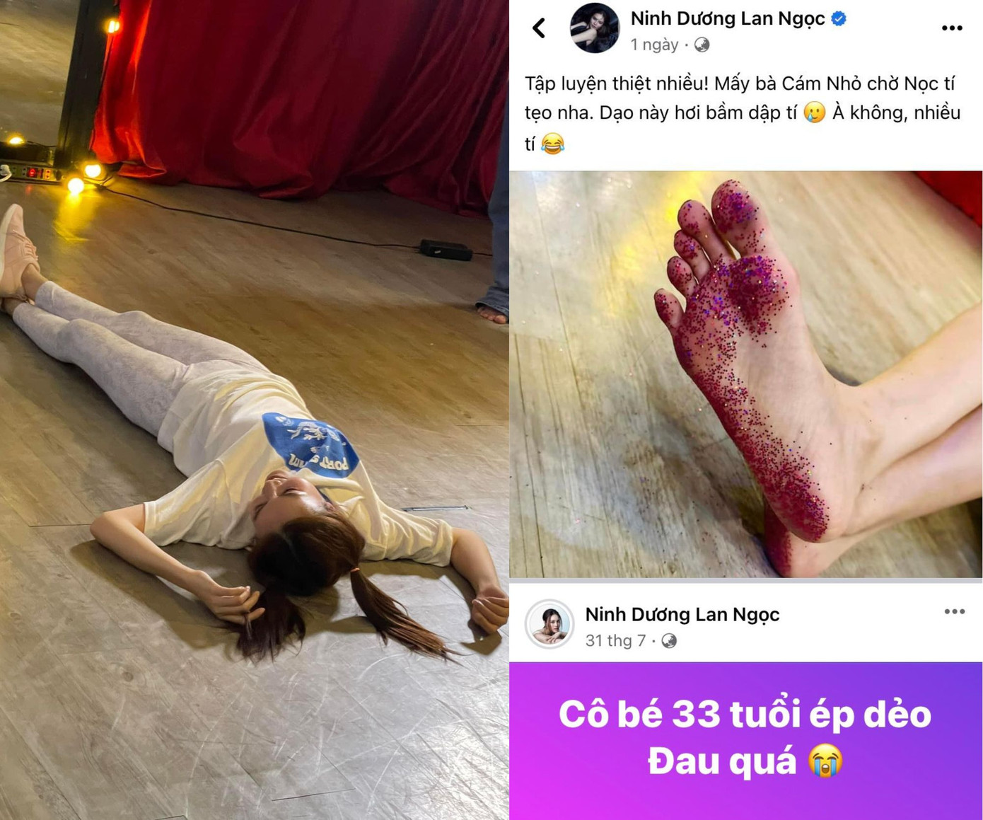 Cô nàng tập nhảy với cường độ cao khiến dân tình thương cảm và tin chắc là đang chuẩn bị cho Chị Đẹp Đạp Gió Rẽ Sóng. Cô nàng tập nhảy với cường độ cao khiến dân tình thương cảm và tin chắc là đang chuẩn bị cho Chị Đẹp Đạp Gió Rẽ Sóng.