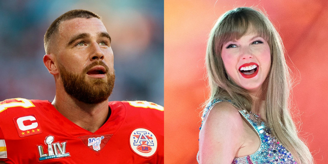 Travis Kelce và Taylor Swift đang vướng nghi án hẹn hò.