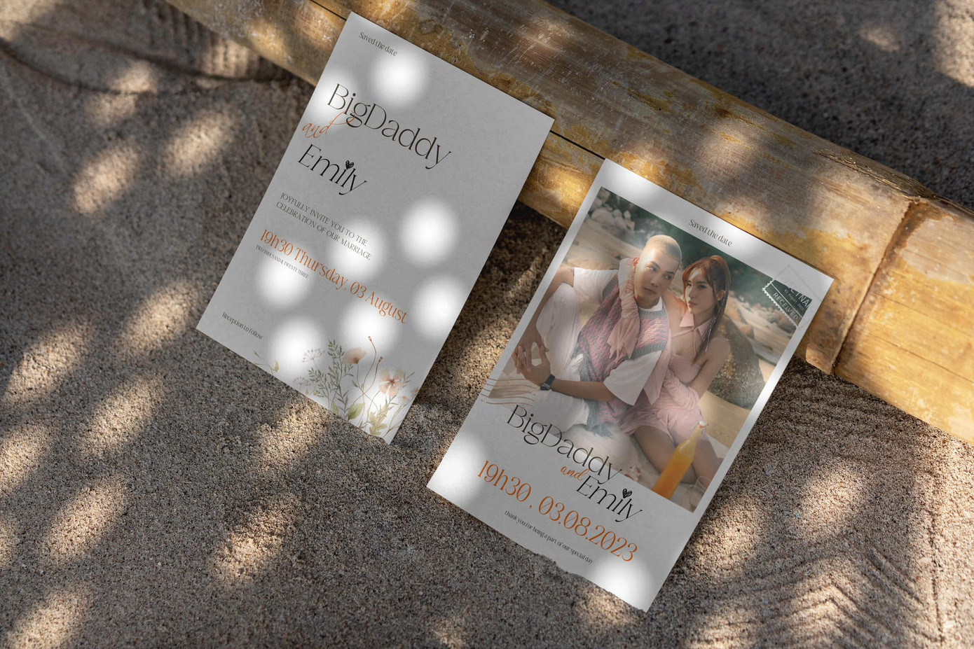 Tên buổi lễ được ghi trên thiệp là "Celebration of Marriage", ý chỉ một buổi tiệc để kỉ niệm cuộc hôn nhân khi mà lễ cưới trước đó không được tổ chức công khai. Tên buổi lễ được ghi trên thiệp là "Celebration of Marriage", ý chỉ một buổi tiệc để kỉ niệm cuộc hôn nhân khi mà lễ cưới trước đó không được tổ chức công khai.