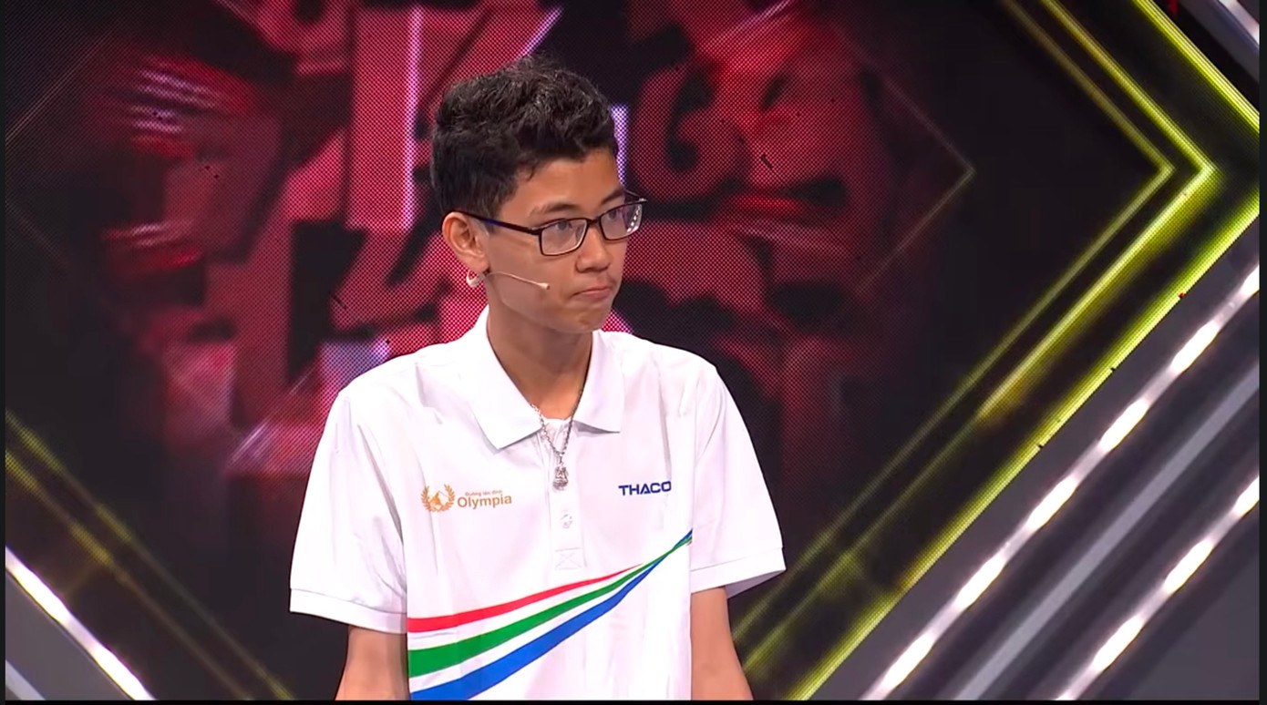 Hoài Bảo là thí sinh xuất sắc nhất trong phần thi Vượt chướng ngại vật. Nguồn: Fanpage Đường Lên Đỉnh Olympia. Hoài Bảo là thí sinh xuất sắc nhất trong phần thi Vượt chướng ngại vật. Nguồn: Fanpage Đường Lên Đỉnh Olympia.