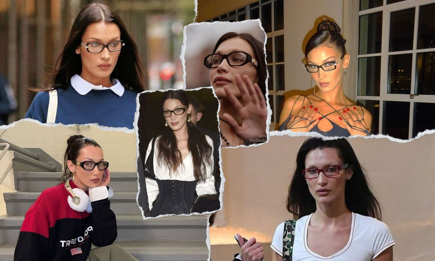 Nàng siêu mẫu nhiệt tình lăng xê chiếc gọng kính với nhiều mẫu mã, từ gọng hình chữ nhật mảnh cho tới dày bản, từ mẫu bo viền nhẹ cho tới biến thể oval. Nàng siêu mẫu nhiệt tình lăng xê chiếc gọng kính với nhiều mẫu mã, từ gọng hình chữ nhật mảnh cho tới dày bản, từ mẫu bo viền nhẹ cho tới biến thể oval.