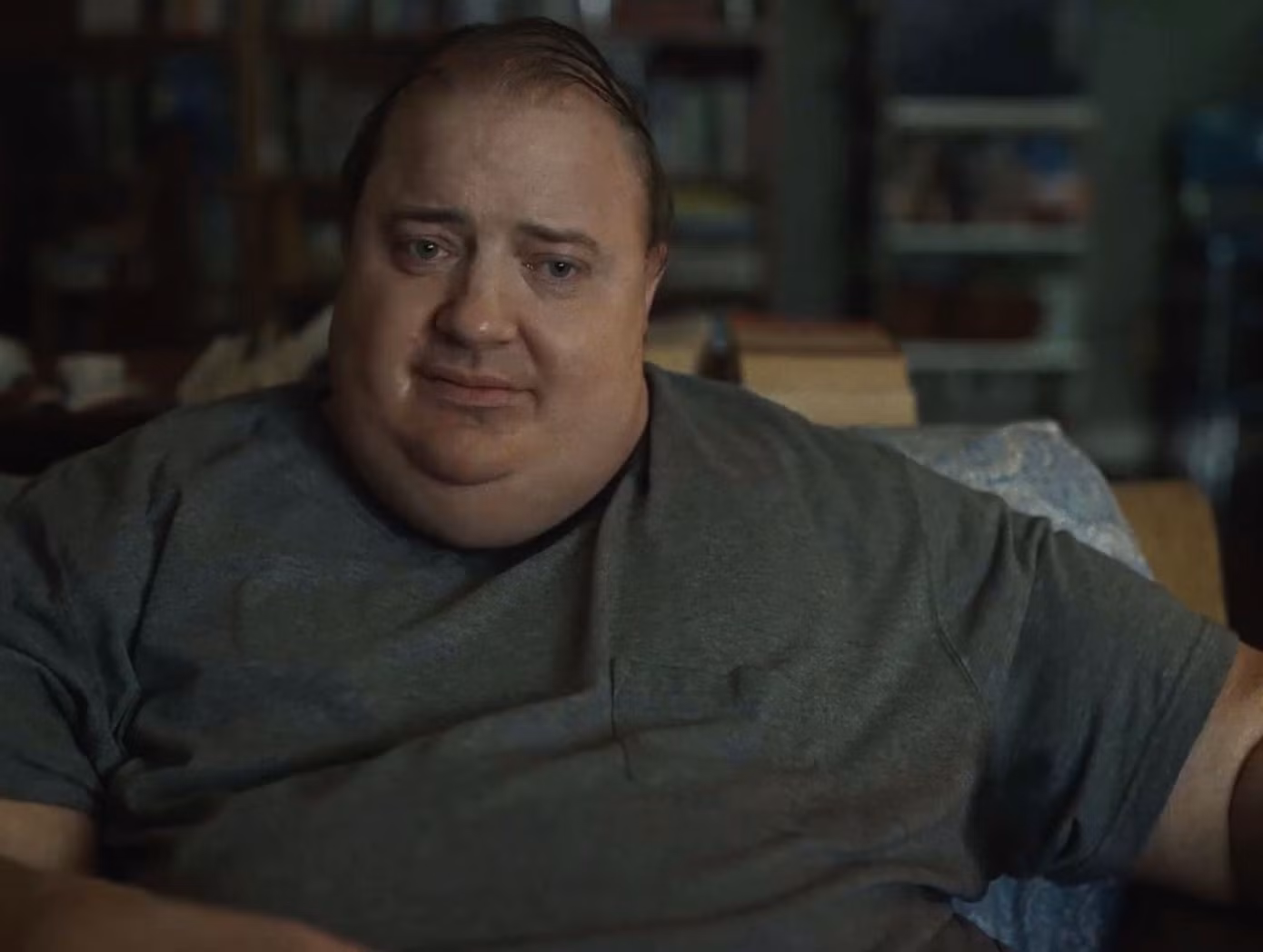 Nhân vật của Brendan Fraser trong "The Whale".