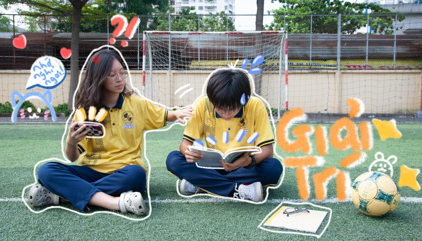 Teen 2K8 cũng cần phải dành thời gian giải trí để &quot;nạp&quot; lại năng lượng sau giờ học căng thẳng.