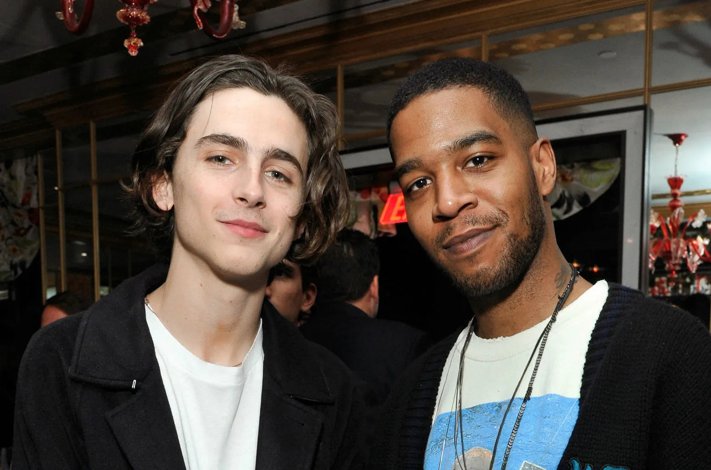 Rapper Kid Cudi là bạn thân lâu năm của Timothée Chalamet. Rapper Kid Cudi là bạn thân lâu năm của Timothée Chalamet.