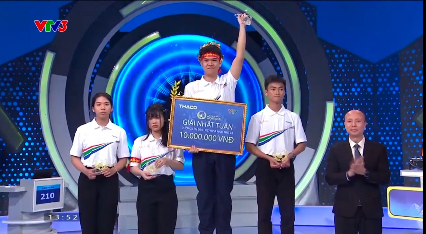 Vòng nguyệt quế tuần thuộc về thí sinh Đỗ Bảo Minh với 210 điểm. Vòng nguyệt quế tuần thuộc về thí sinh Đỗ Bảo Minh với 210 điểm.